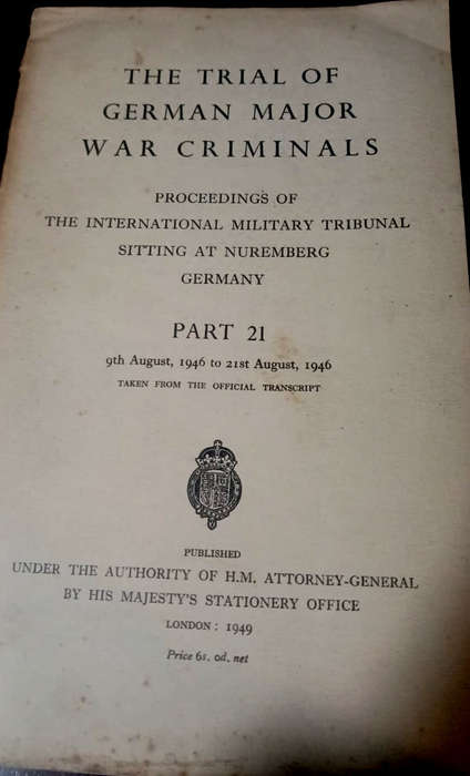 The Trial of German Major War Criminals: proceedings of the International Military Tribunal (1949)