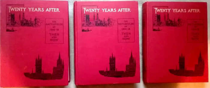 Twenty Years After. The Battlefields of 1914-18: Then and Now - Sir Ernest Swinton ( 3 volume set)