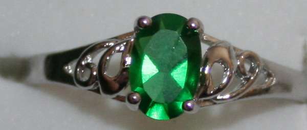 Hand-crafted .925 Sterling Silver Small CZ Ring (LR951)