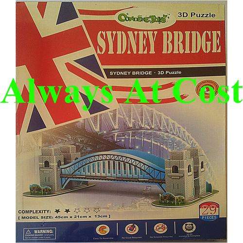 SYDNEY BRIDGE 3 D Puzzle (L).Educational & Fun.