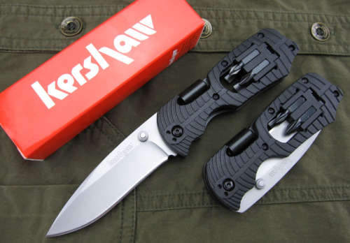 Kershaw 1920STWM Select Fire 3-3/8"  Blade Multi-Tool Knife, Black FRN Handle - 3 Available!!