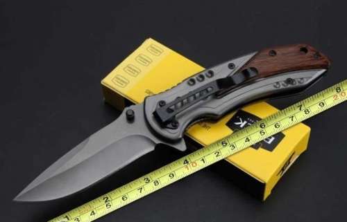 2018 Buck x57 quick opening knife, titanium coating  - 2 Available!!