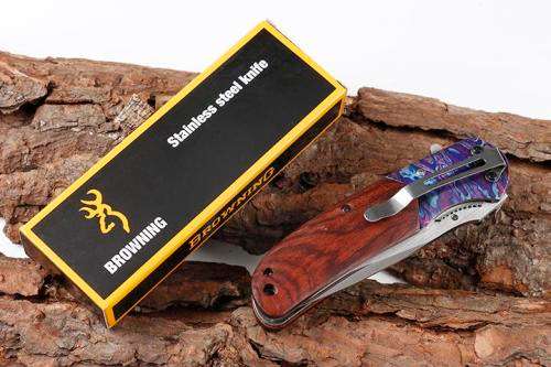 2018 Browning DA138 fast opening 440C blade material folding knife - 3 AVAILABLE!!