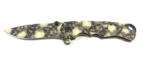 SUPER KNIFE STRIDE KNIVES SKULL PRINT B106  - LAST 1 AVAILABLE!!