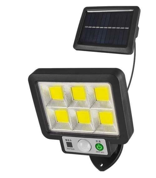 72 COB Split LED Solar PIR Motion Sensor Security Wall Lamp - 4 Available