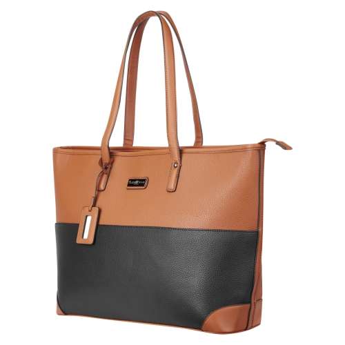 SupaNova Pebbles Series 15.6` Ladies Laptop Handbag in Brown with a Padded Laptop Compartment