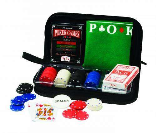 100pc POKER SET IN TRAVEL CASE ***BRAND NEW***