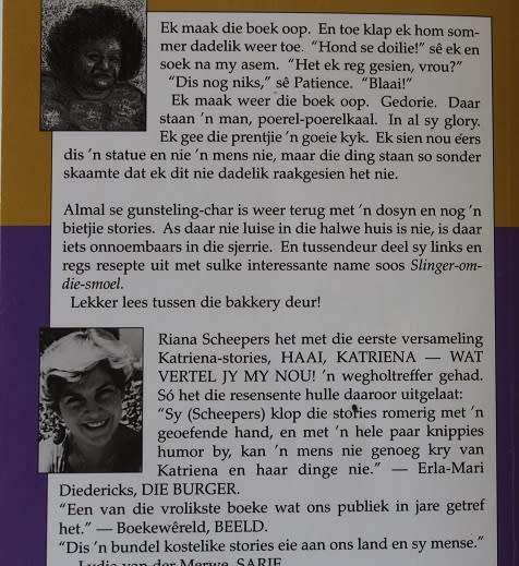 Nou lieg jy mos, Katriena! deur Riana Scheepers