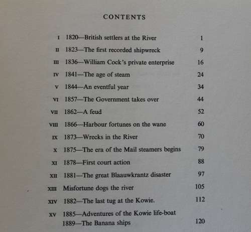 Basket work Harbour by Eric W. Turpin. Port Alfred history-`The Kowie`
