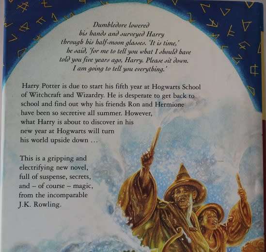 Harry Potter and the Order of Phoenix. First ed. Britain 2003