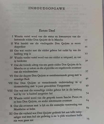 Don Quijote- Miguel de Cervantes vertaal deur André P. Brink