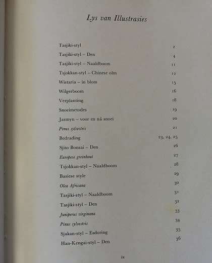Die Suid-Afrikaanse Bonsai-Boek deur Doug Hall en Don Black