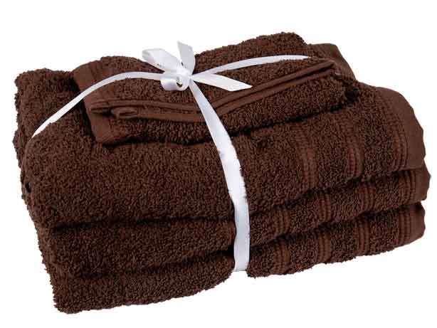 3 Pack Towel Set (Chocolate)