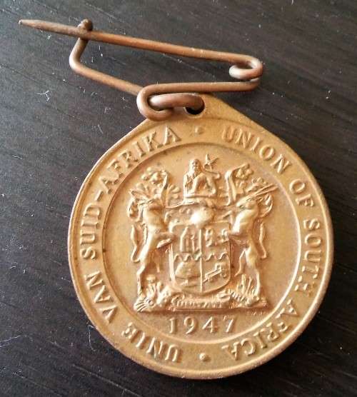 Beautiful 1947 Commemorative Medallion UK Royal Visit South Africa