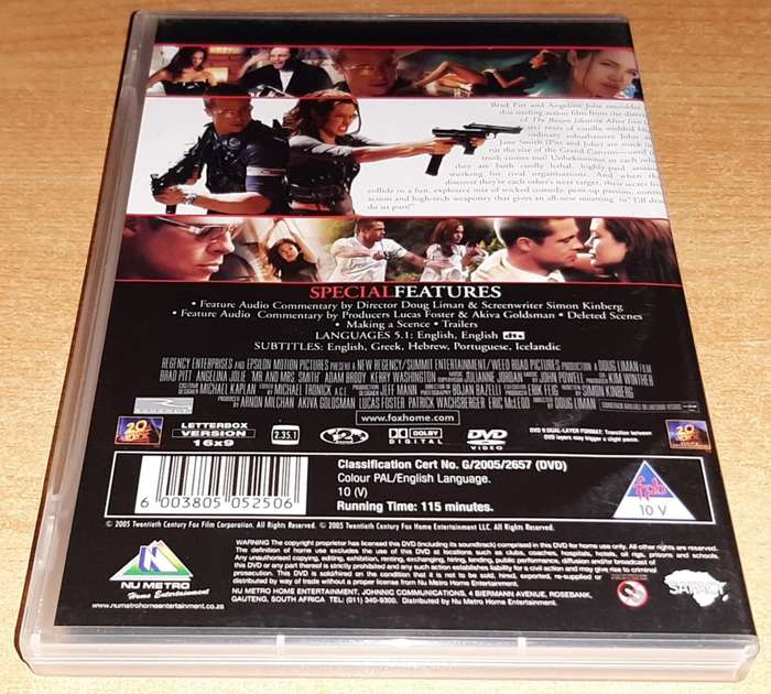 Mr. & Mrs. Smith (DVD)