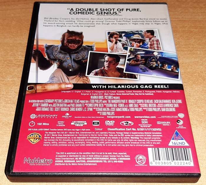 The Hangover Part 2 (DVD)