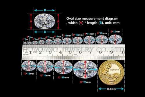 Cubic Zirconia**Pink**  6.8mm Oval Shape Brilliant Cut
