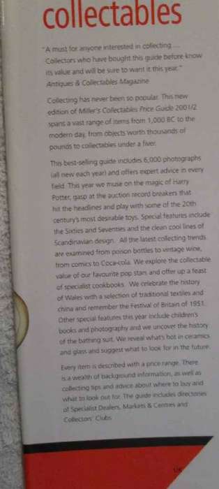 Miller`s Collectable`s Price Guide 2001/2002