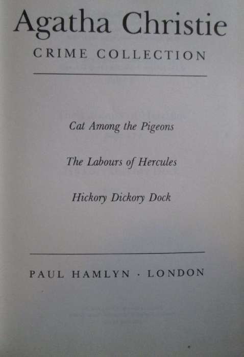 Agatha Christie Crime Collection - Cat Among the Pigeons, The Labours of Hercules, Hickory Dicory Do