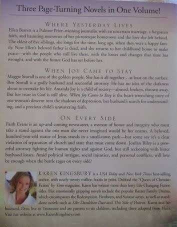 A Kingsbury Collection - Three Novels in One - Karen Kingsbury - See Description for Titles