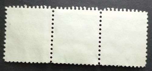 USA  1963 George Washington 5c srip of 3 used
