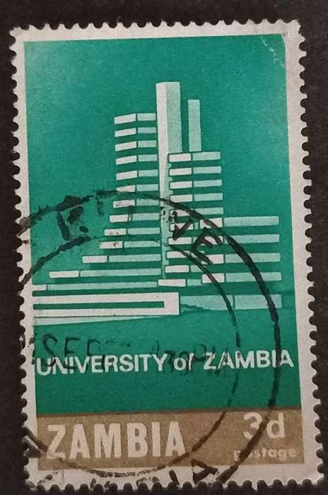 Zambia 1966 University of Zambia Opening 3d used