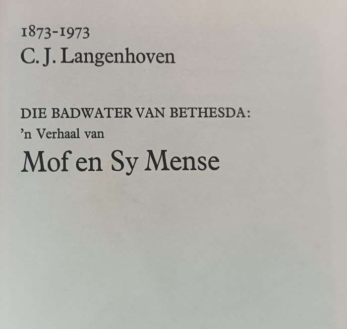 Mof en sy Mense - C.J. Langenhoven - Hardcover - 93 pages