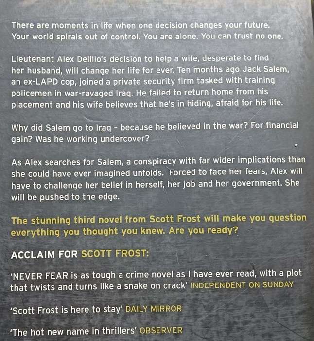 Point of no Return - Scott Frost - Softcover - 342 pages