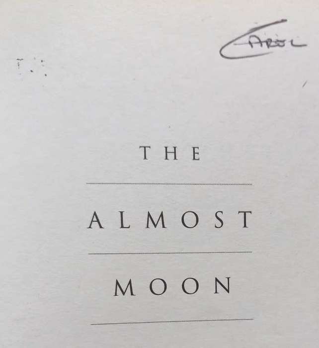 The Almost Moon - Alice Sebold - Softcover - 291 pages