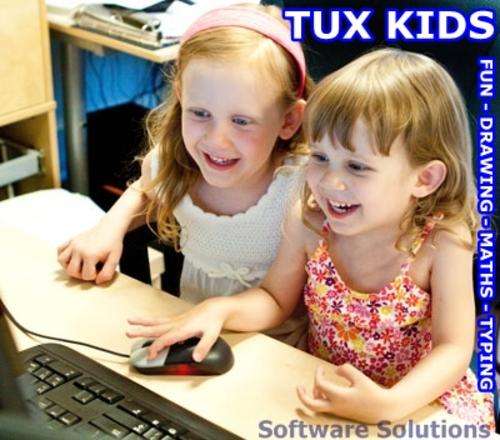 Tux Children Kids Fun Drawing Maths Typing Software Bundle for pc or laptop Educational