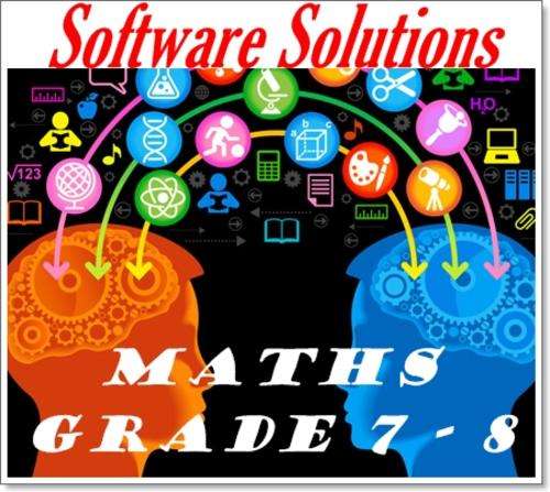 Maths - Grade 7 - 8 Software for PC -  Empower the mind of your child!