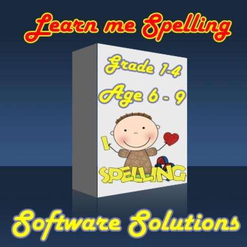 Learn me Spelling for Grades 1 - 4 / Age 6 - 9 - Software for PC. Excellent Learning Software!