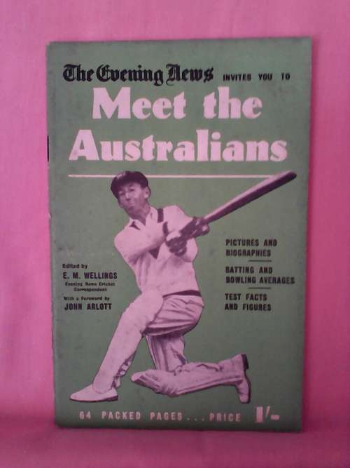 Meet the Australians. Edited E.M Wellings soft cover 1953?