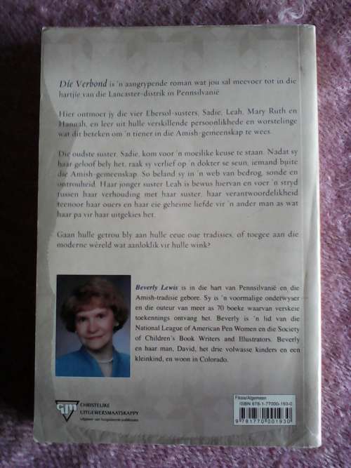 Die Verbond deur Beverley Lewis. S/B 1st afrikaans 2008