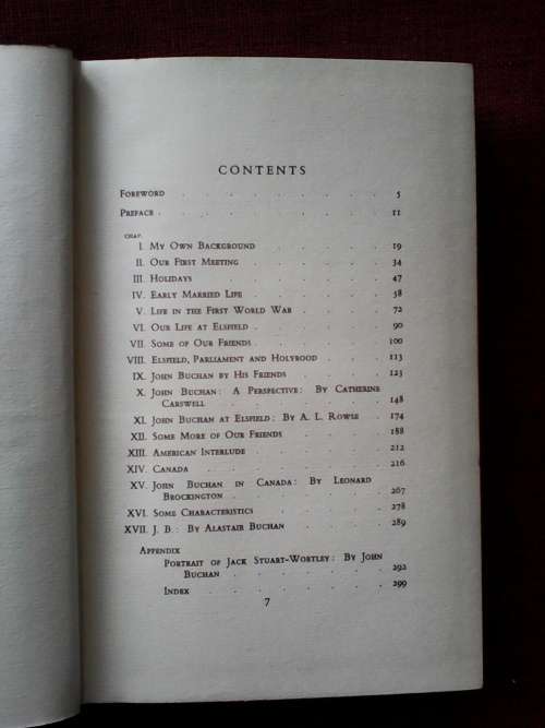 John Buchan by His Wife and Friends. Susan Tweedsmuir. First Edition 1947. H/C. 304 pp.