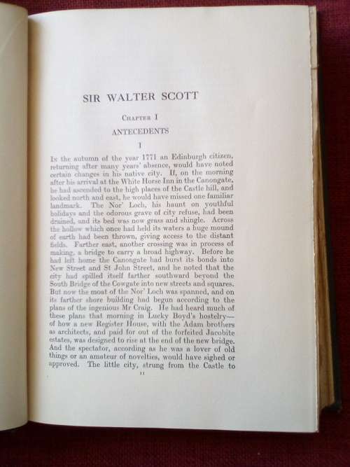 Sir Walter Scott by John Buchan. 1st 1932. H/C. 387 pp.