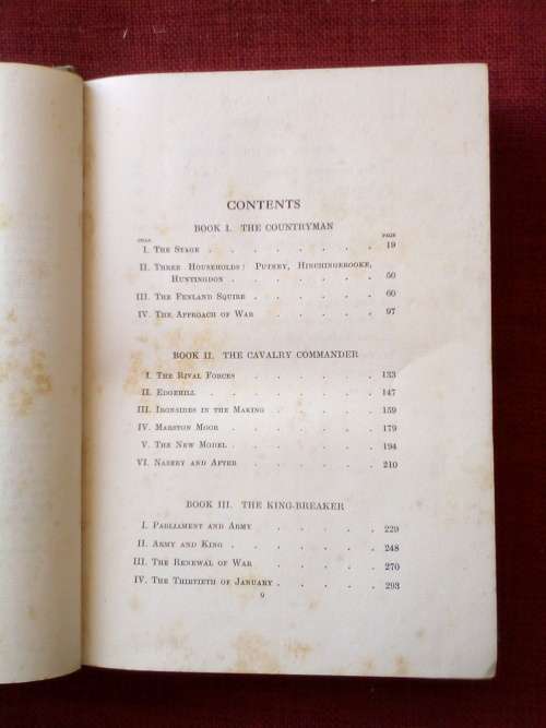 Oliver Cromwell by John Buchan. Reprint 1934. H/C. 554 pp.