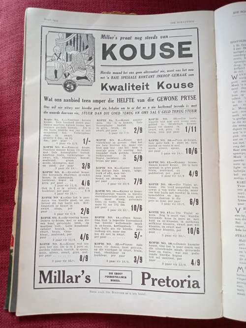 Die Boerevrou, Maart 1925 - Februarie 1926. Hardeband. Groot formaat. 1,7 kg