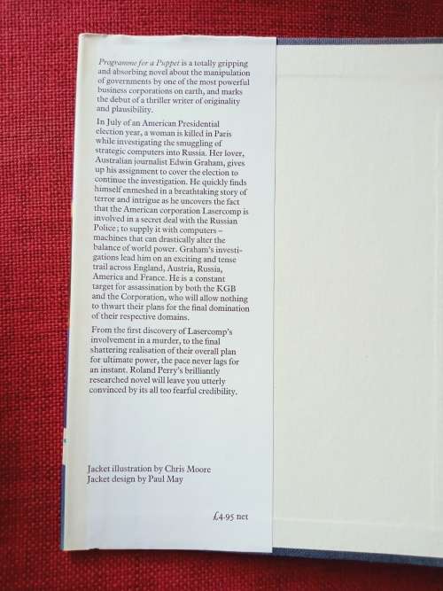 Programme for a Puppet by Roland Perry. 1st edition 1979. H/C with jacket. 318 pp.