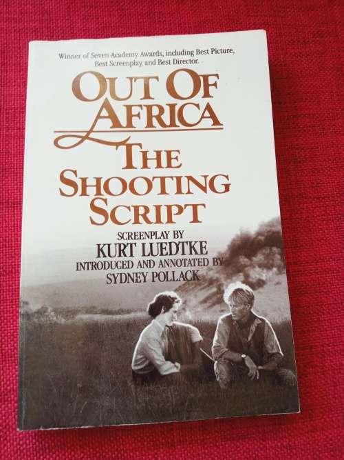 Out of Africa: The Shooting Script. 1st ed 1987. S/C. 169 pp.