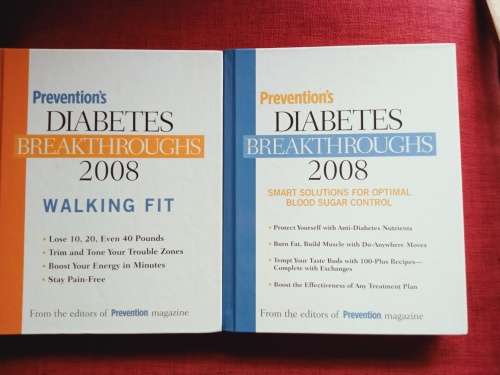 Prevention´s Diabetes Breakthroughs 2008: Two Volumes. Hardcover. Large format.