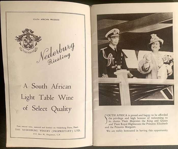 Souvenir of the Royal Tour 1947. Good condition. Softcover. 56 pp.