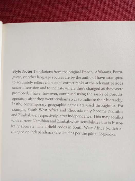 Death Flight: Apartheid´s Secret Doctrine of Disappearance. First edition 2020. S/C. 325 pp.