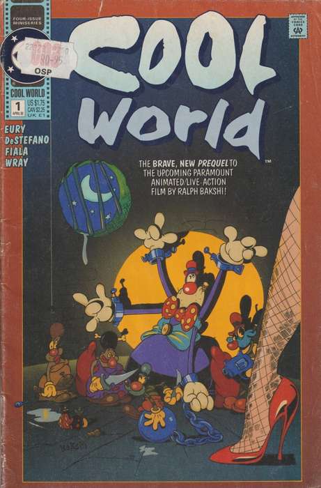 DC comics Cool world movie adaptation #1 (1992) comic book rare vintage old collectable