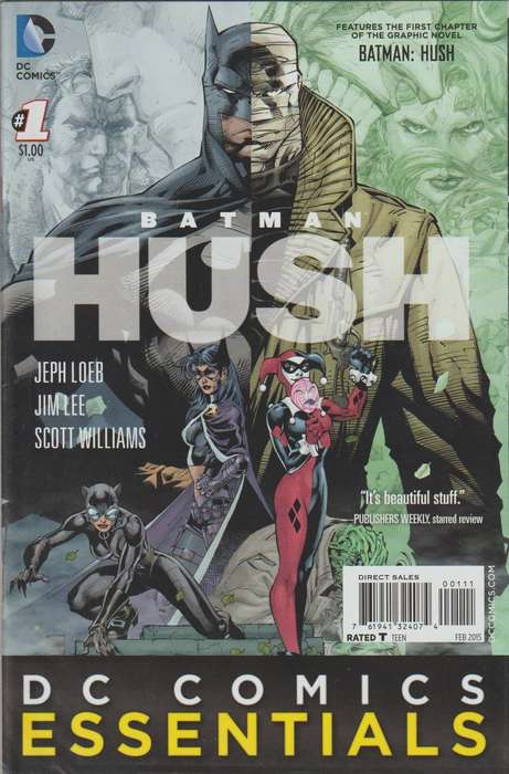 DC comics Batman DC Comics Essentials Batman Hush (2014) #1 rare vintage old collectable