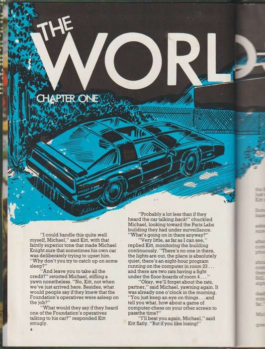 Knight Rider Annual 1982 vintage very rare collectable classic book