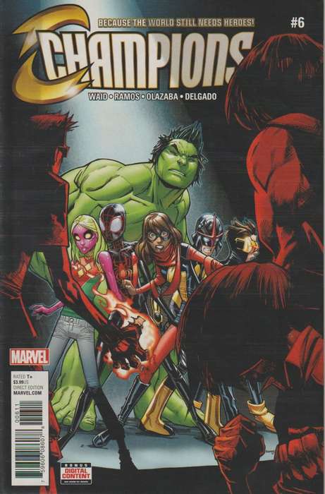 Marvel comics Champions (2016 - 2nd Series) #6A rare collectable