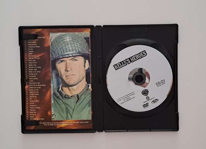Kelly`s Heroes (1970) DVD movie adventure comedy world war II army collectable rare recce
