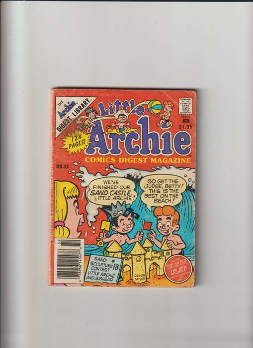Little Archie Comics Digest Magazine No 32 (1988) rare vintage old cartoon collectable