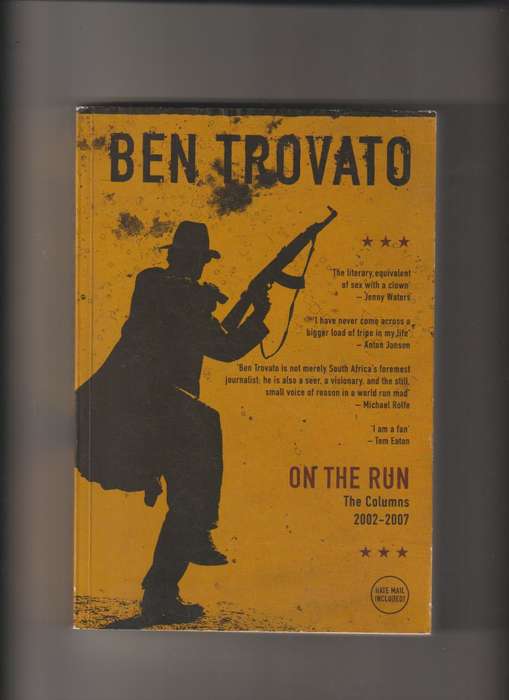 Ben Trovato  On The Run paperback book South Africa comedy humor rare collectable